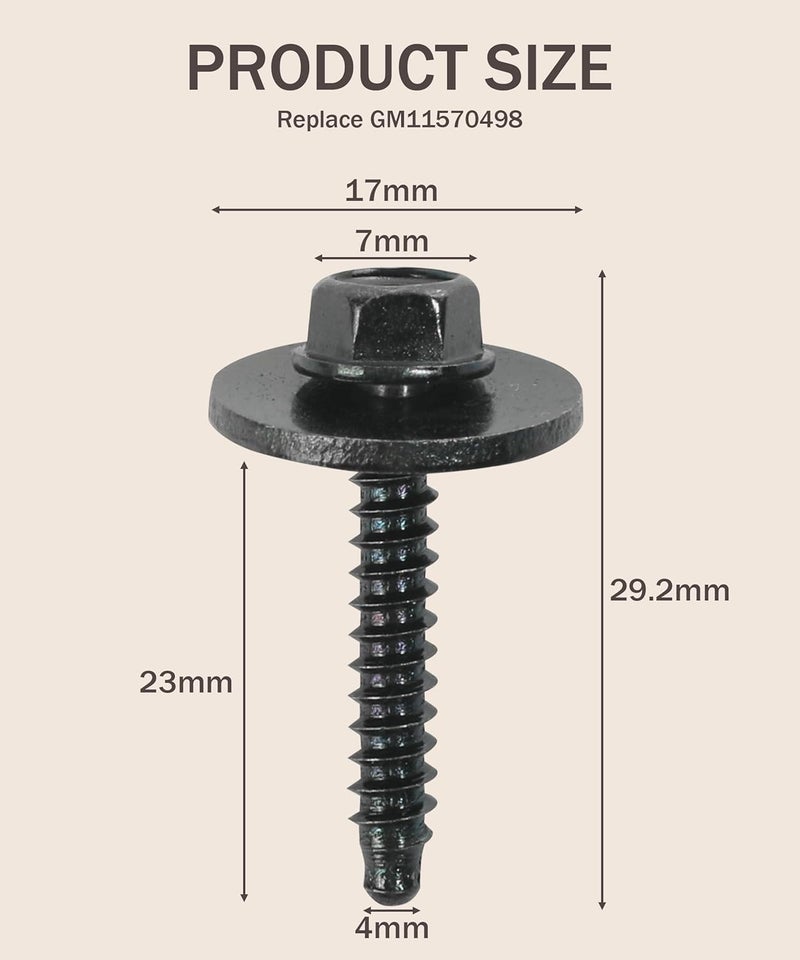 bylikeho 20 PCS Car Bolts - Automotive Fasteners - Image 2