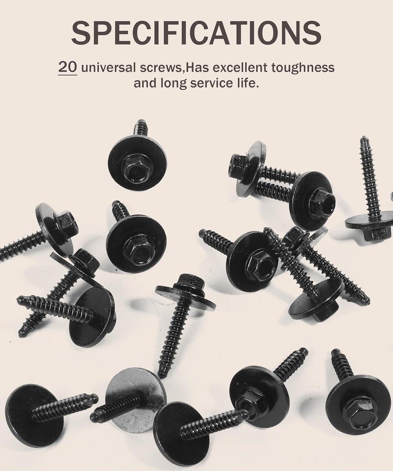 bylikeho 20 PCS Car Bolts - Automotive Fasteners - Image 5