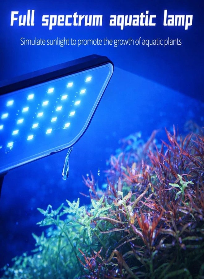 VAYINATO 10W Flat Nano S3 Full Spectrum Aquarium Light - Clip-On LED Light with 360° Flexible Head for Planted Nano Fish Tanks - Image 3