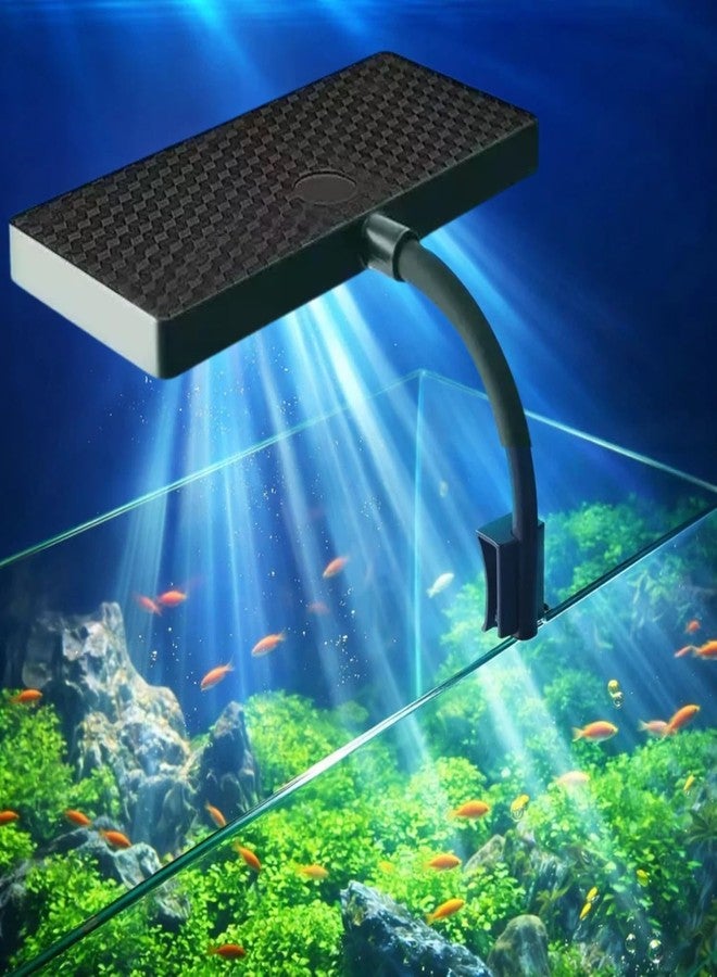 VAYINATO 10W Flat Nano S3 Full Spectrum Aquarium Light - Clip-On LED Light with 360° Flexible Head for Planted Nano Fish Tanks - Image 2