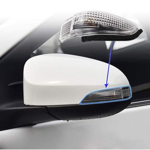 MASO Rear View Mirror Light Assembly Turn Signal Light Rearview 81730-52100 81740-52050 Flashing Light Amber Compatible with Toyota Camry,Corolla,Yaris(Left Side) - Image 3