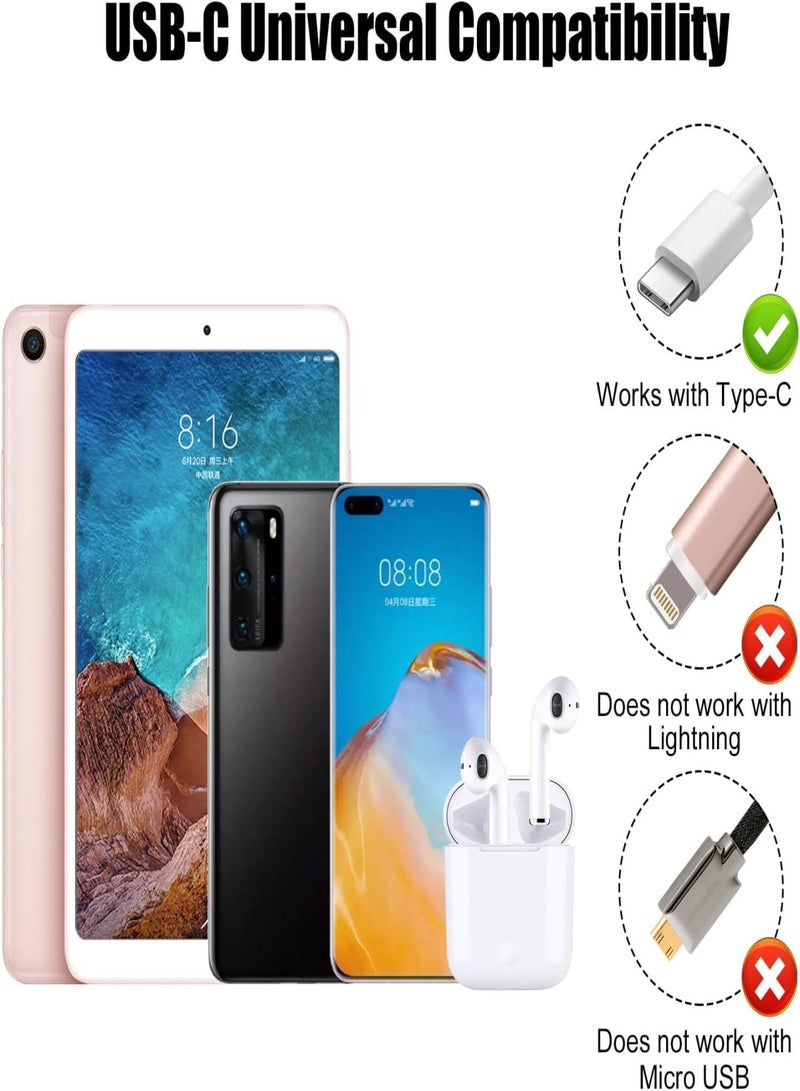 USB-C dust plug and mobile phone speaker protective case set Type-C charging plug Mobile phone universal dust plug Charging port plug Brush cover  - Image 4