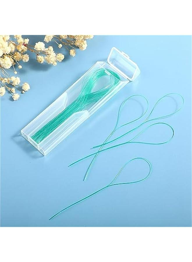 100-Pack Green Dental Floss Threaders for Braces, Bridges, and Implants - Effective Deep Cleaning Solution - Image 5