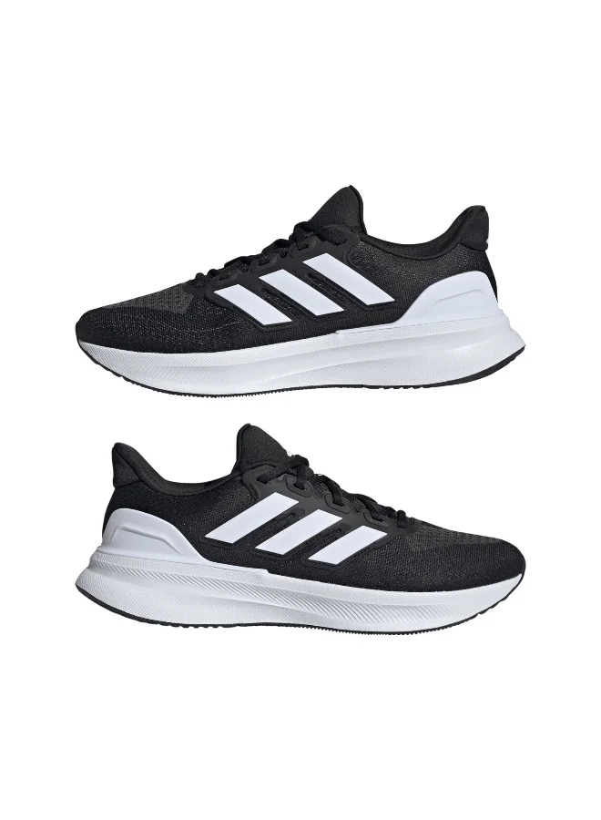 adidas ألترارن 5 سنيكرز جري أسود للرجال مقاس 6.5