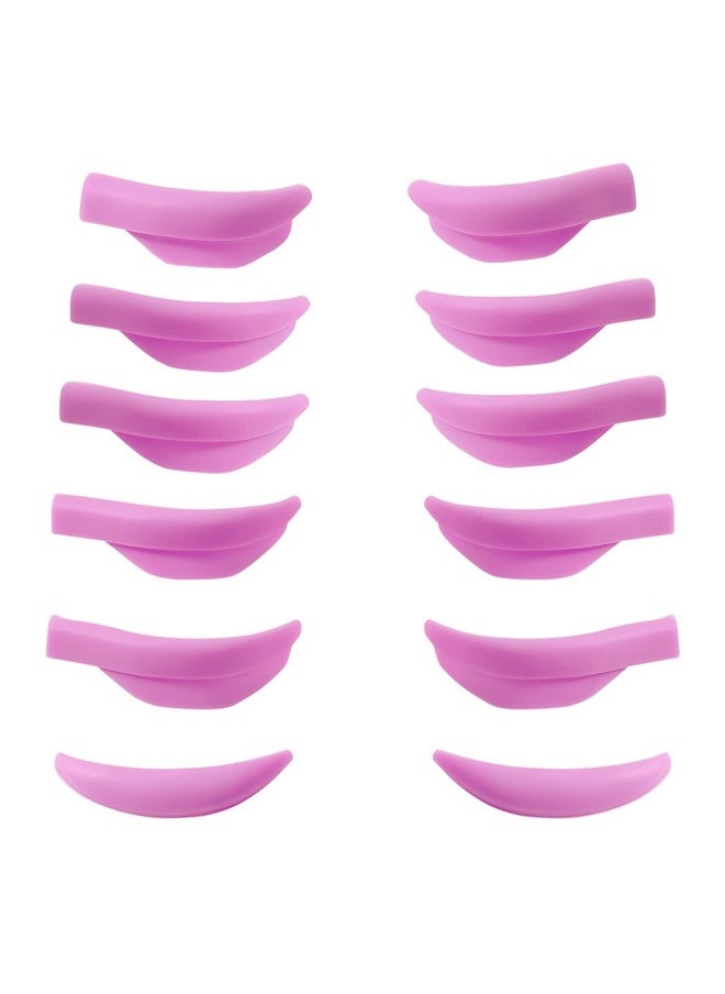 ICONSIAM - Lash lift Pad, Eyelash Perming Rod, Soft Lash Lamination Curler Shield Mega L Curl, 6 Size Lash Lifting Pads Fit All Eyes and Lashes, Lamination Roller Give Eyelashes Super Curl Never Pops Off Eyes -100 Applications Perming Guards Rods Roller (Mega L Pads-pink) - Image 1