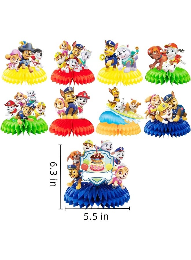 PAW PATROL Honeycomb Ornaments Birthday  Table Decorations Table Gatherings Honeycomb Tables - Image 2