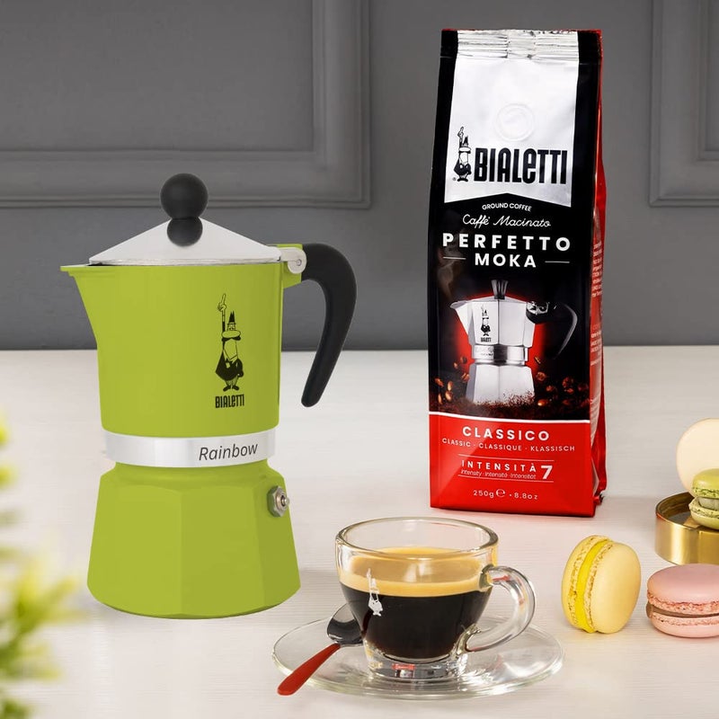 Bialetti 4973 Rainbow Espresso Maker, Green - Image 2