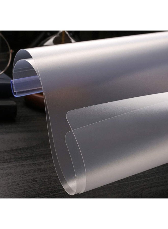 10 Pack A4 Size Sliding Bar Clear Report Covers, Transparent Presentation File Folders, 80 Sheet Capacity, Plastic Document Organizer, Resume Portfolio - Image 3