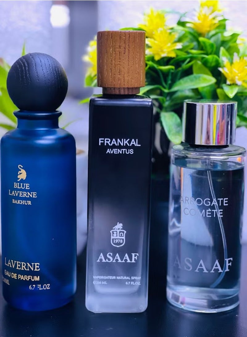 Asaaf Luxury Collection 200ml and Blue Laverne Bukhoor 200ml Eau de Parfum - Image 2