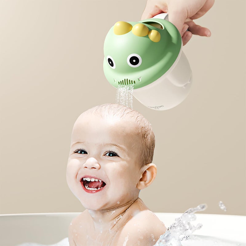 Hiprecky Rinse Shampoo Rinser Baby Rinse Cup Baby Bath Rinser Wash Hair Cup by Protecting Infant Eyes (Green) - Image 1