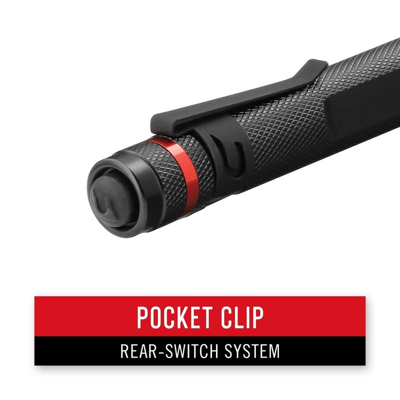 Coast G19 54 Lumen Inspection Beam LED Penlight with Adjustable Pocket Clip and Consistent Edge-To-Edge Brightness, Black - Image 4