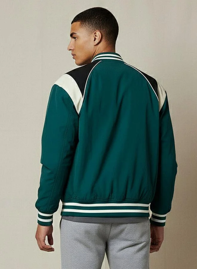 Starter  Starter Men Regular Fit Colourblock Jacket for Men | Best Price UAE