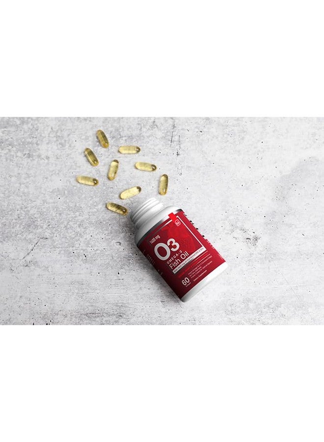 Essential Elements Omega-3 Fish Oil Supplement with EPA & DHA | Fatty Acids for Immune, Heart & Cognitive Support | 60 Softgels - Image 2