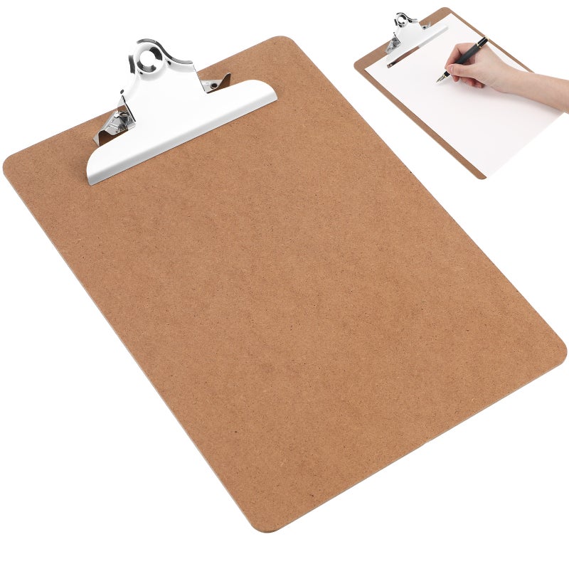 6pcs Clipboards Letter Size Clip Boards Writing Support Clipboards Document Paper Holder Clip Boards A4 - Image 1