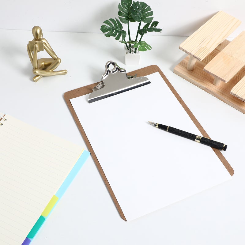 6pcs Clipboards Letter Size Clip Boards Writing Support Clipboards Document Paper Holder Clip Boards A4 - Image 4
