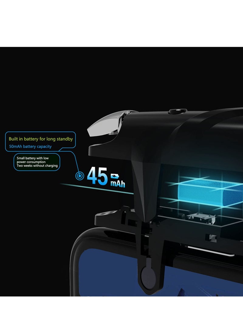 Mobile Game Trigger Joystick PUBG Pulse Automatic High Frequency Click 4 Speed Mobile Game Controller for IOS/Android Support COD/PUBG/ROS and Many Other Games Elevate Your Gaming Experience - Image 4
