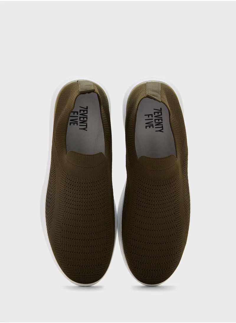 سفنتي فايف Knitted Casual Slip Ons
