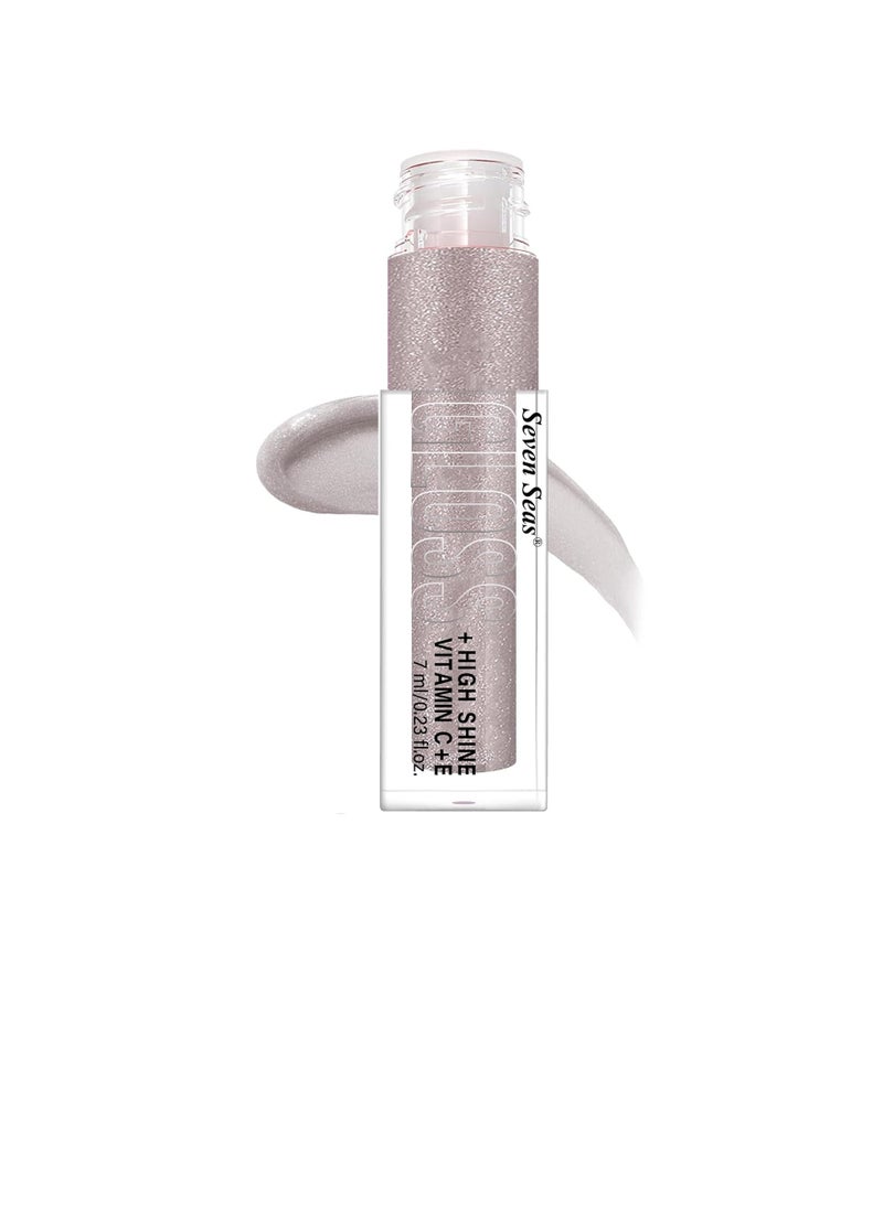 Seven Seas Seven Seas Babe Glittery Lip Gloss With High Shine Lip Color For Glossy Look  Lightweight Non Sticky Lip shiner For Moisturizing Lips Silver 7ML  - Image 3