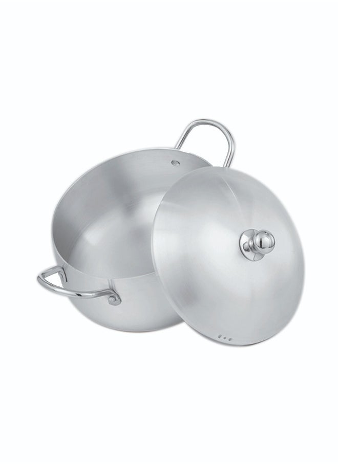 ULTIMAX Ultimax Metal Finish Belly Pots 5 Pcs Cookware Set 1x5 With Durable Handles And Heavy Lids, Dishwasher & Ovensafe, Even Heat Distribution, Durable & Elegant Design, Suitable on Most Stoves, 16-24 cm  - Image 4