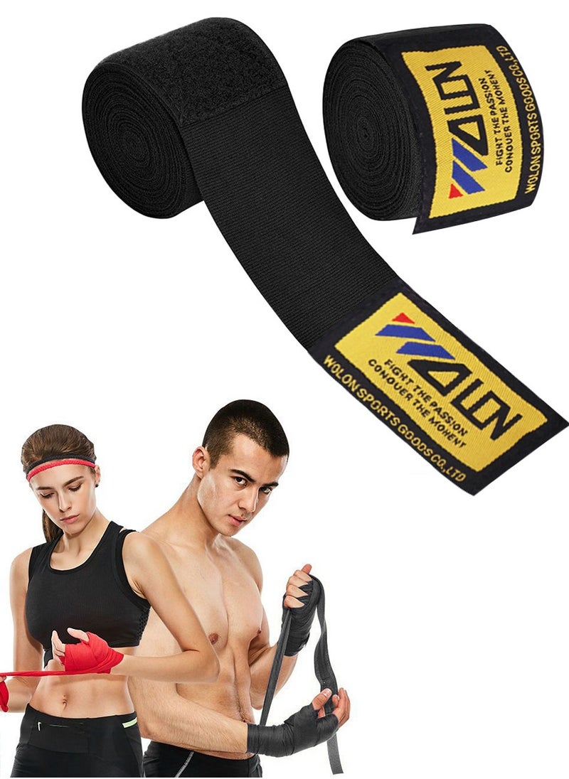 2-Piece Sports Boxing Hand Wraps, Training Boxing Bandages , Boxing Hand Wraps for Men & Women, Stretch Protection Support Accessories for Wrist Knuckles for Muay Thai, MMA, Kickboxing, Fighting sandbagging Training Bandage for Men and Women - pzsku/ZA092C5D285C7DE986E16Z/45/_/1727160649/67606efa-287e-44ec-9d70-93b01cfc0891