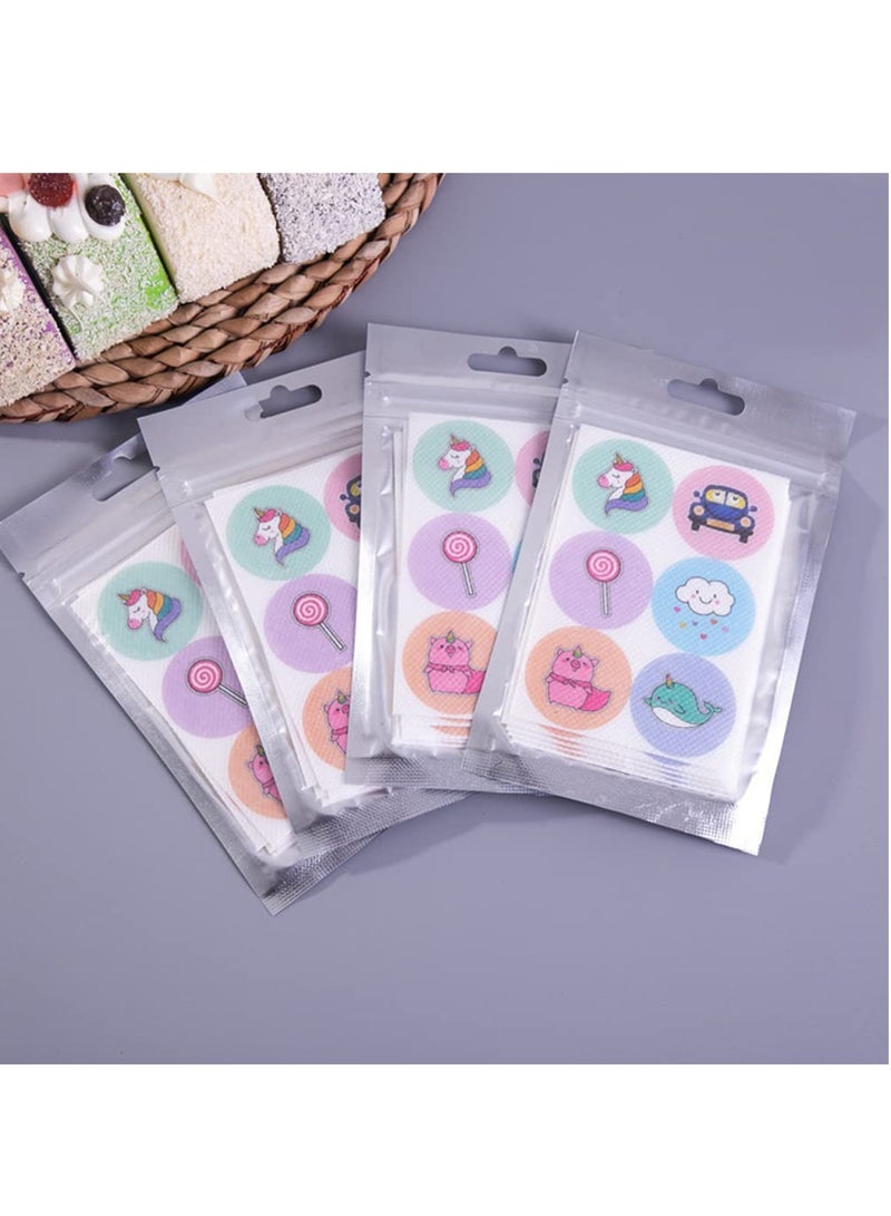 KASTWAVE Mosquito Repellent Sticker Anti Mosquito Patches for Children Adults Outdoor indoor Cartoon 4 Packs Mosquito Repellent Stickers Up to 24 Hour of Protection (144 Stickers) - Image 3