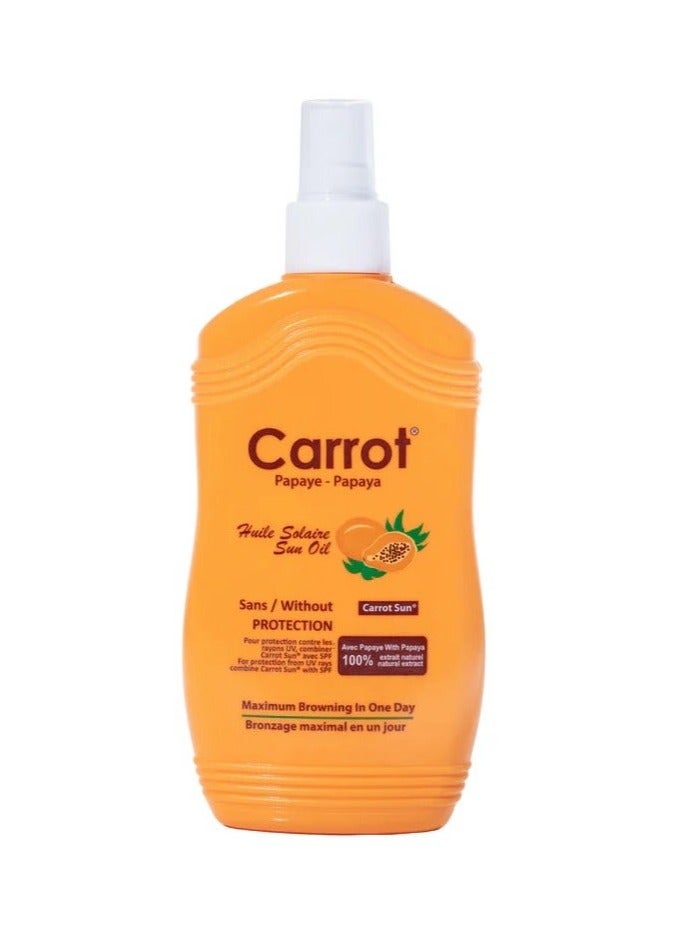 Carrot Sun زيت تسمير البابايا - Image 1