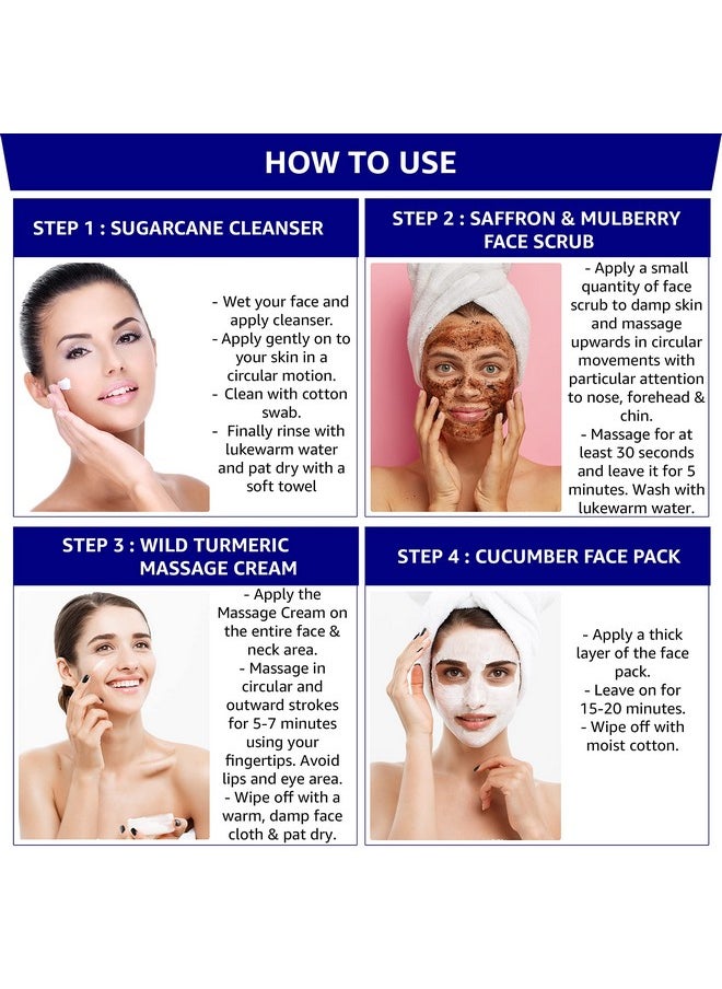 W2 Why Wait Facial Kit, Complete Skin Care, Rich Facial Set (Insta Glow Facial Kit)  - Image 5