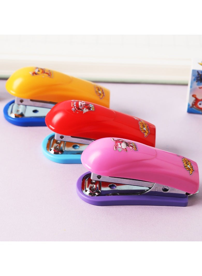 Deli E0249 Stapler - 15 Sheets, 10, Blue/Yellow/Red  - Image 4