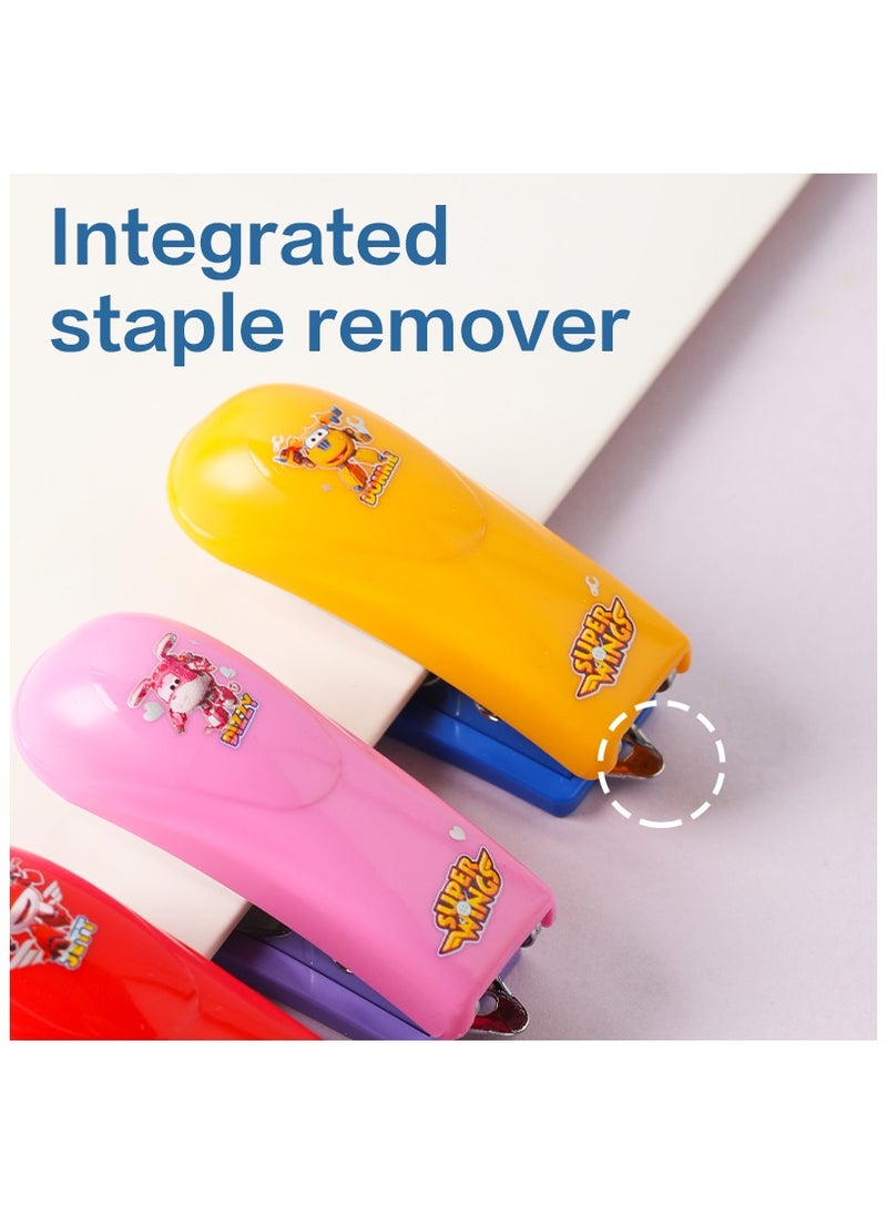Deli E0249 Stapler - 15 Sheets, 10, Blue/Yellow/Red  - Image 2