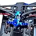 AFDHGS Aluminum Steering Assembly for Traxxas 110 EREVO 20 ERevo Revo Slayer Pro 4X4 Summit Enhanced Durability and Style Replaces 53445344X Blue - Image 4