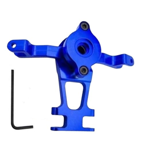 AFDHGS Aluminum Steering Assembly for Traxxas 110 EREVO 20 ERevo Revo Slayer Pro 4X4 Summit Enhanced Durability and Style Replaces 53445344X Blue - Image 1