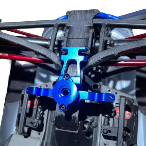 AFDHGS Aluminum Steering Assembly for Traxxas 110 EREVO 20 ERevo Revo Slayer Pro 4X4 Summit Enhanced Durability and Style Replaces 53445344X Blue - Image 5