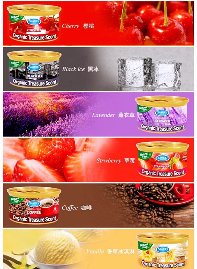 ساميلي [عبوة من 3 قطع] معطر جو طبيعي للسيارة بنكهة اللافندر - Image 3