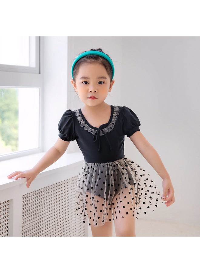Parent-child Swimsuit Fashion Slim Slimming Princess Dress One-piece Mother And Daughter Swimsuit Beach Vacation Parent-child Swimsuit-Color:Children's Hys- - Image 1