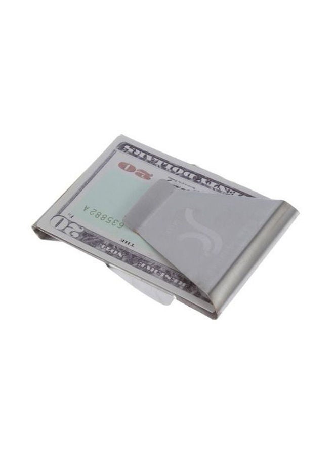 NIBEMINENT Stainless Steel Money Clip Silver 