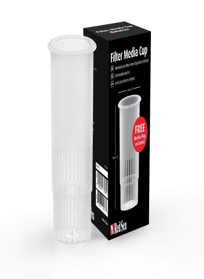 Red Sea Reefer Filter Media Cup - 4" Durable Aquarium Filter Sock Replacement - Easy Maintenance for Saltwater & Reef Tanks