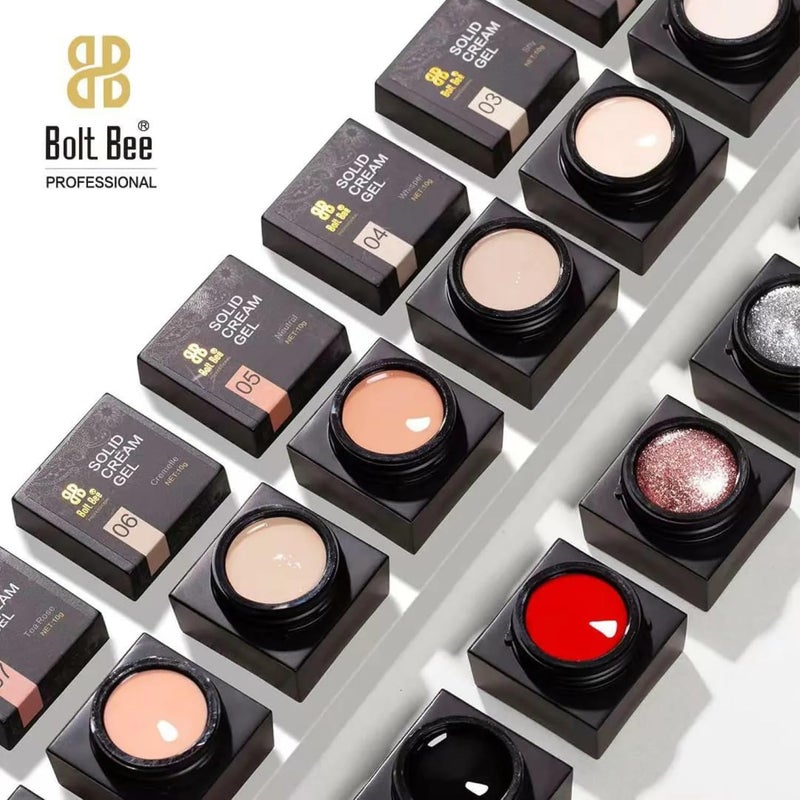 Brille Bee Solid Cream Gel 15 Color Gel Paint Set - Image 2