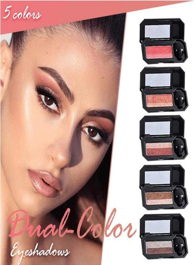 Aaiffey Dual-Color Waterproof Eyeshadow with Exquisite Glitters and Smooth Texture, Long Lasting for Eye Makeup - Image 5