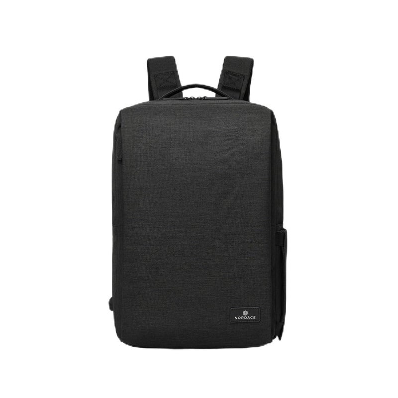 Nordace Siena Pro 15 Smart Backpack with USB Charging 16 Laptop Backpack 20L Daily Backpack for Travel Everyday or Work All Black - Image 2
