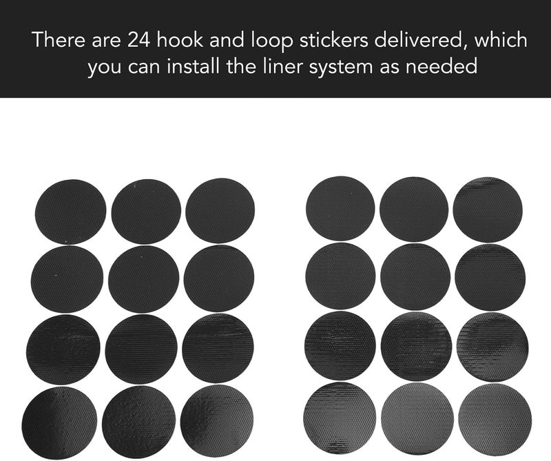 Adjustable Helmet Suspension System - Double Layer Chin Strap with 24 Hook & Loop & Sponge Pads, Multi - Brand Compatible for Cycling Scooter Skateboard - Image 2