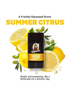 Dr. Squatch Manly Soap And Deodorant Variety Pack Handmade With Organic Oils, Aluminumfree Summer Citrus And Fresh Falls Men'S Natural Soap  - Image 2