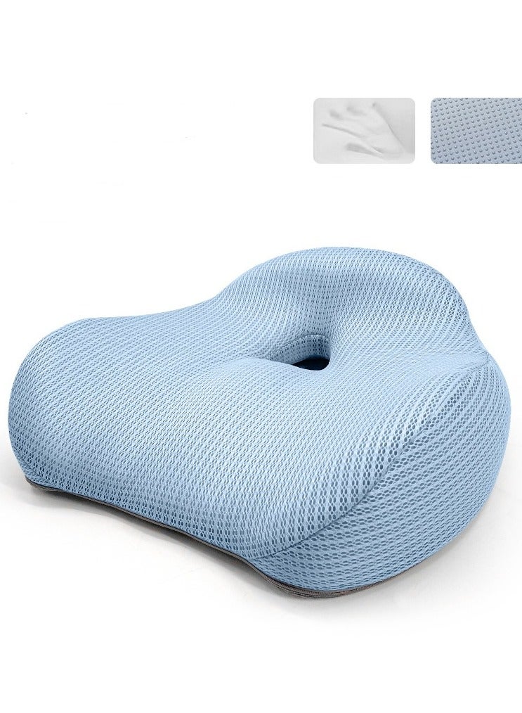 EBMINI Memory Cotton Anti Slip Dirt Resistant Banana Cushion Waist Protection Chair 