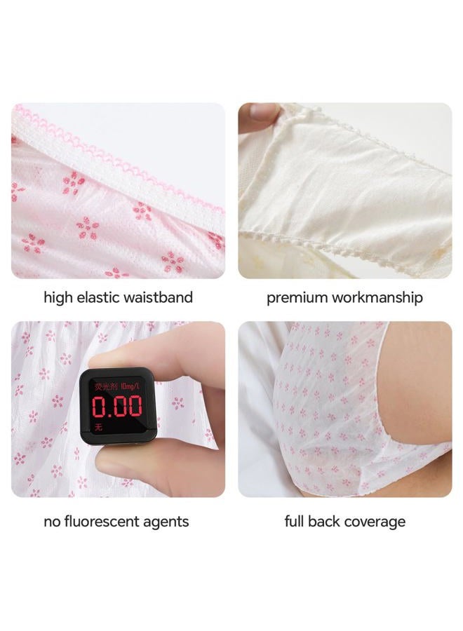 Relaxcare Disposable Underwear for Women 10 Pack Nonwoven Ladies Briefs Panties for Travel/Hotel/Spa/Hospital Stays/Emergencies, XL Multicolor - Image 3