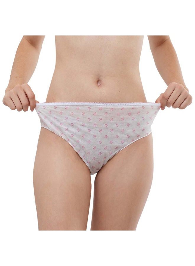Relaxcare Disposable Underwear for Women 10 Pack Nonwoven Ladies Briefs Panties for Travel/Hotel/Spa/Hospital Stays/Emergencies, XL Multicolor - Image 2