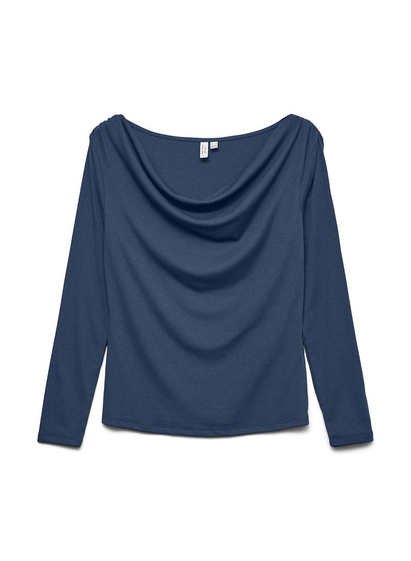 Vmice L/S Rouching Top Jrs Btq Sp