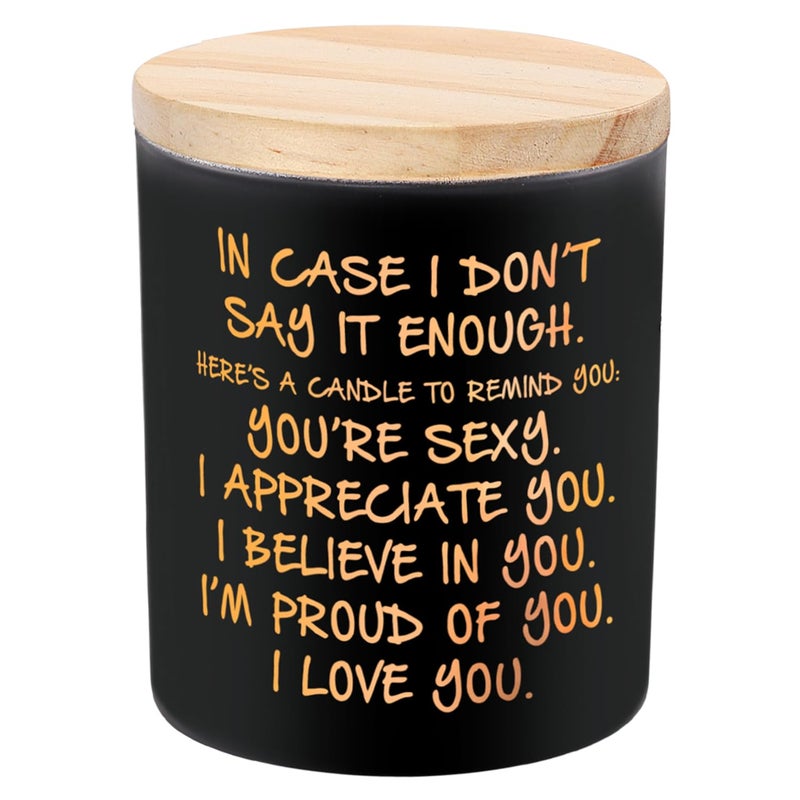 BFJLIFE Candles Gifts for Him Men Romantic Unique Fathers Day Christmas Anniversary Birthday Gifts for Husband Boyfriend Him Men Stocking Stuffers Novelty Lavender Scented Soy Candle - Image 1