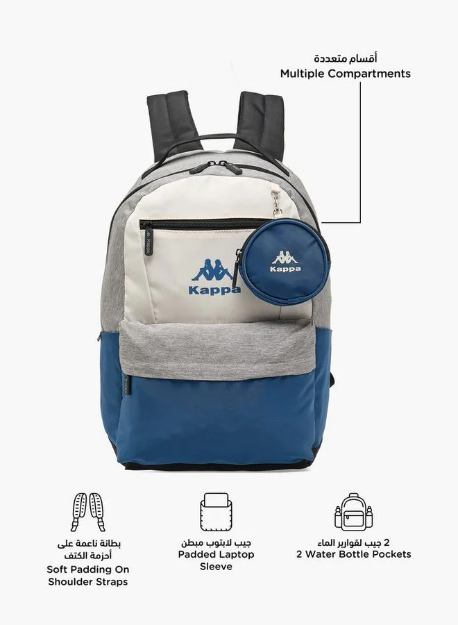 كابا Colourblock Backpack For Kids 13 Years+ With Detachable Pouch