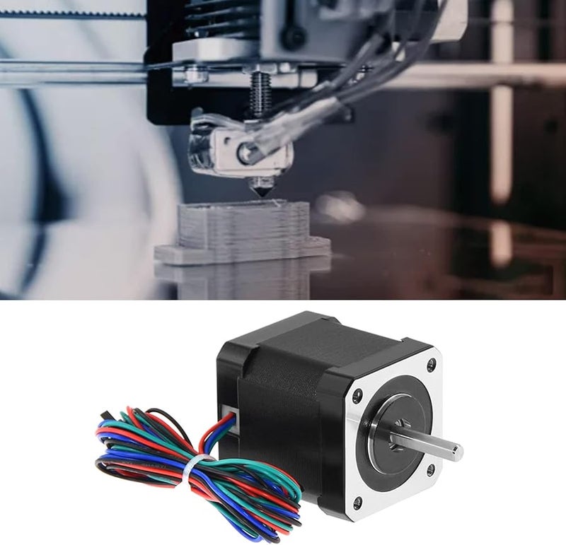 Nema 17 Stepper Motor 48mm 59Ncm 2A 4 Lead Color B For 3D Printer With Extension Cable - Image 3