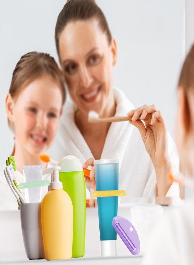TKYZMS 4Pcs Toothpaste Squeezer,Plastic Toothpaste Tube Squeezer Toothpaste Dispenser Hanging Toothpaste Clip Toothpaste Holder for Bathroom,Suitable for Toothpaste Cream Cosmetics and Paint(Colorful) - Image 5