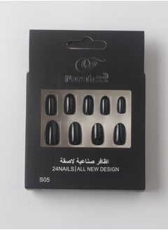 فرح 22 أظافر صناعية لاصقة غير لامعة من 24 قطعة  - Image 1